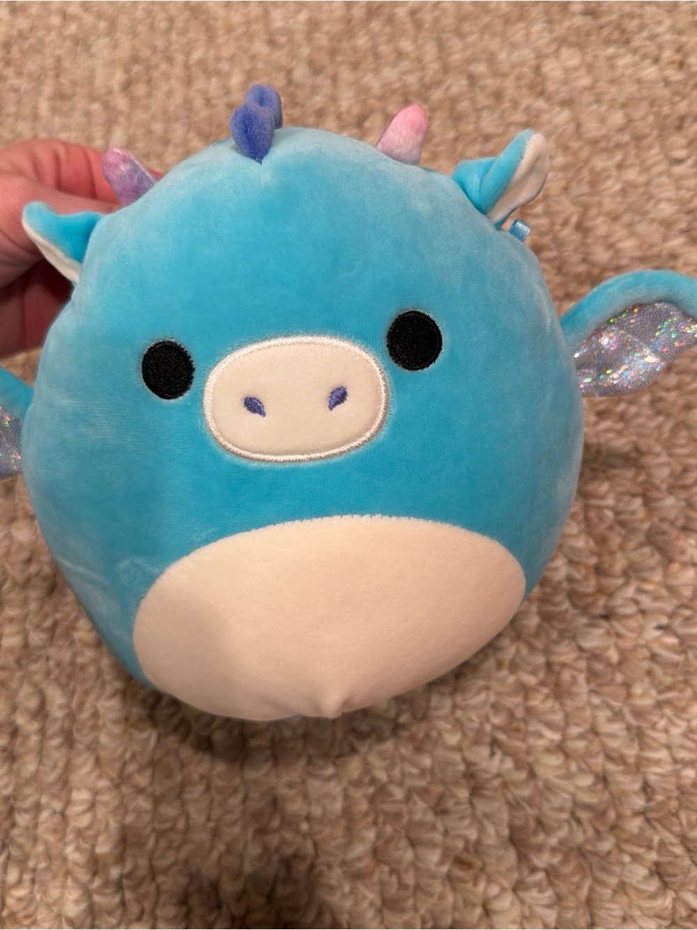 Blue dragon squishmallow Stuffed Animal